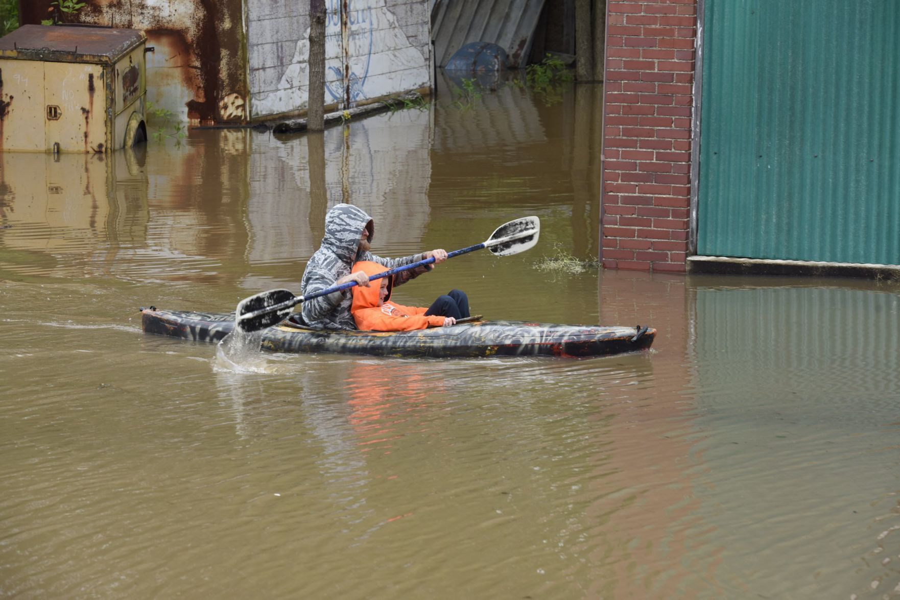 Flooding in rural Franklin County